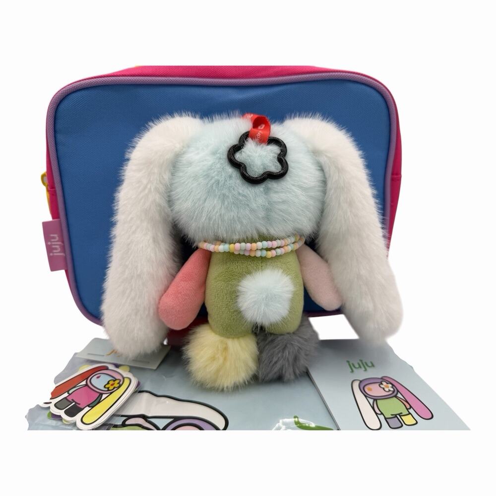 CJ Hendry Mismatched JUJU Rare JUJU Plush Keychain w/ Necklace Complete In Hand - Picture 9 of 12